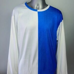 Blackburn Rovers FC Home Retro Football Shirt 1964-1971 blue and white halved jersey