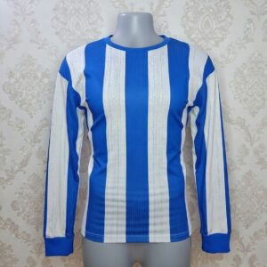 Sheffield Wednesday FC Home Retro Football Shirt 1961-1963 blue and white striped jersey